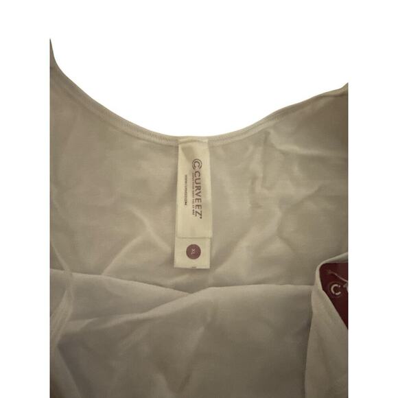 Curveez Women's Incredible Seamless Shaping Cami Layering Top Size XL White NWT - Picture 5 of 8